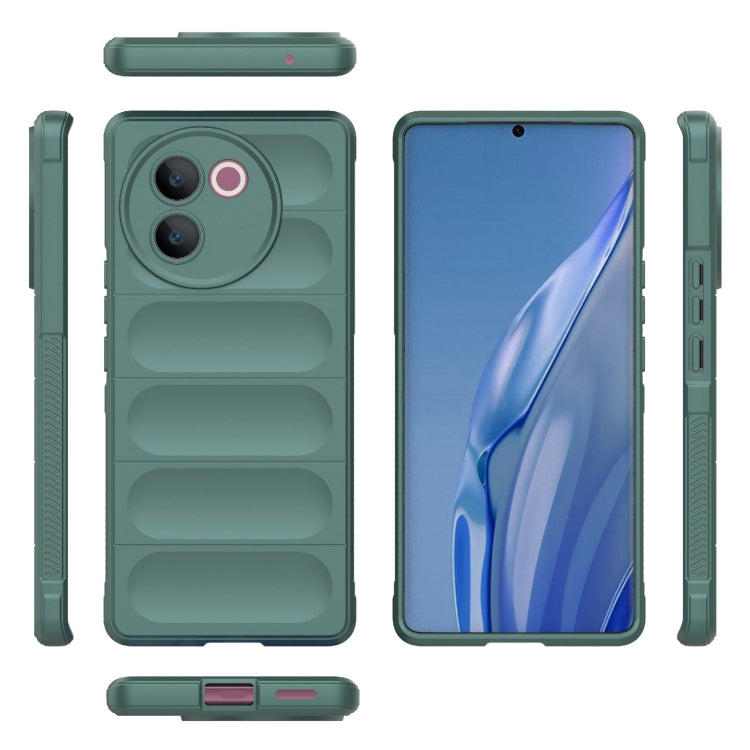 For vivo V30e 5G Global Magic Shield TPU + Flannel Phone Case