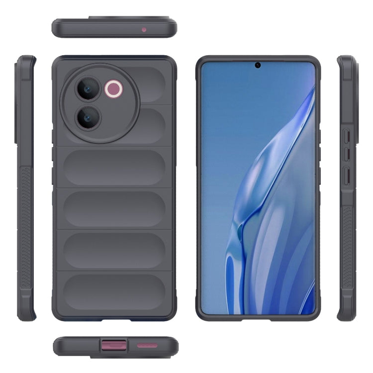 For vivo V30e 5G Global Magic Shield TPU + Flannel Phone Case