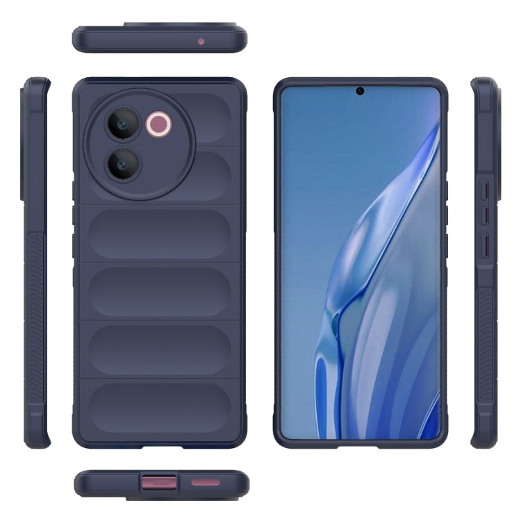 For vivo V30e 5G Global Magic Shield TPU + Flannel Phone Case