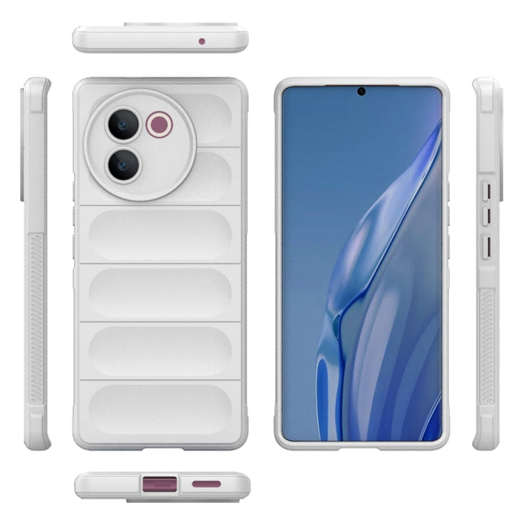 For vivo V30e 5G Global Magic Shield TPU + Flannel Phone Case