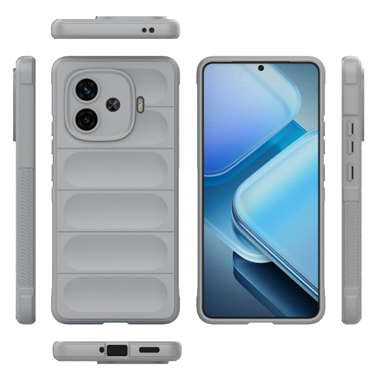 For vivo iQOO Z9 Turbo 5G Magic Shield TPU + Flannel Phone Case