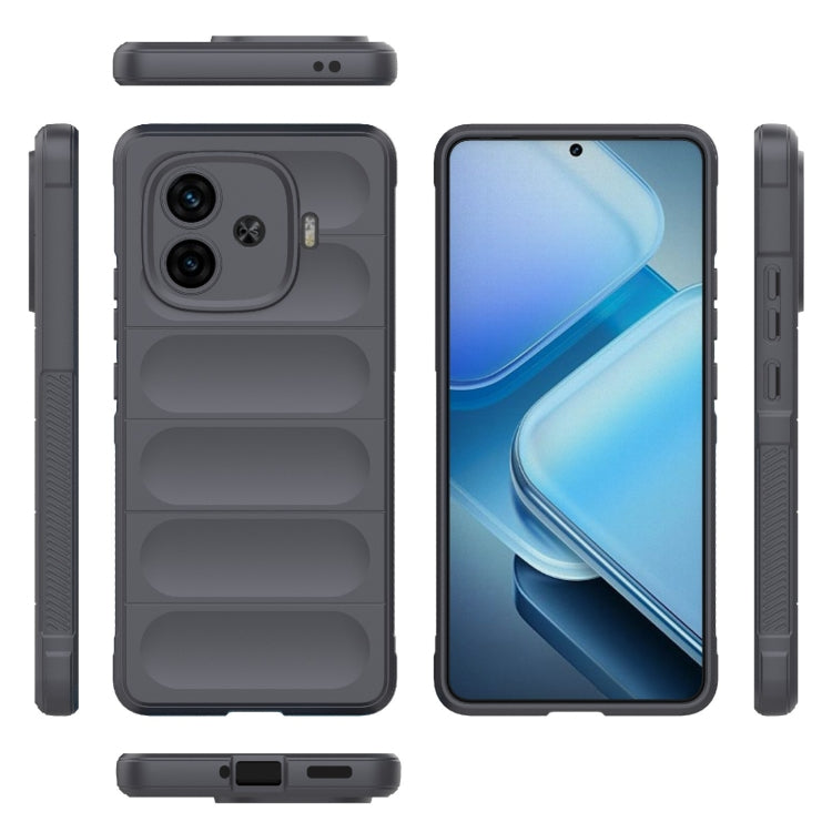 For vivo iQOO Z9 Turbo 5G Magic Shield TPU + Flannel Phone Case