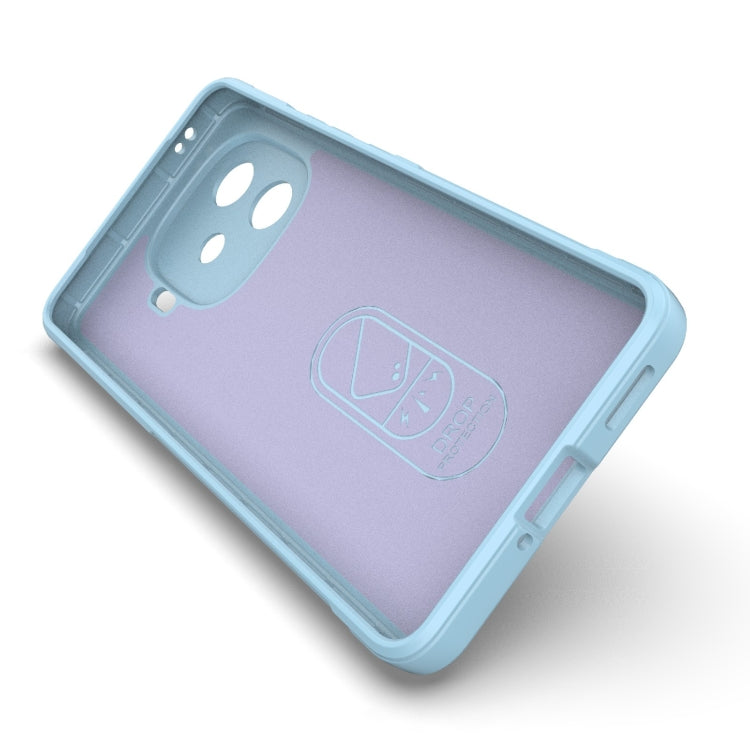 For vivo iQOO Z9 Turbo 5G Magic Shield TPU + Flannel Phone Case