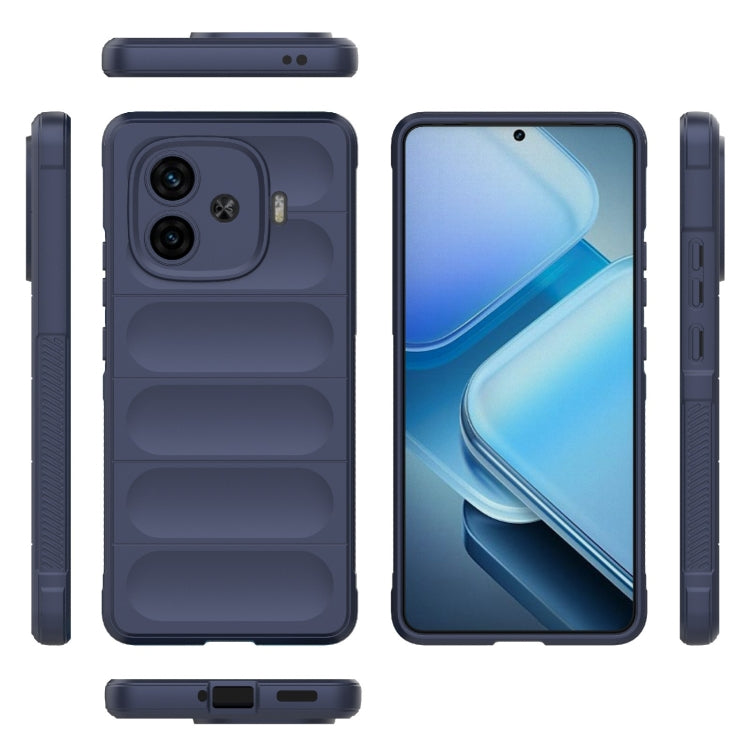 For vivo iQOO Z9 Turbo 5G Magic Shield TPU + Flannel Phone Case