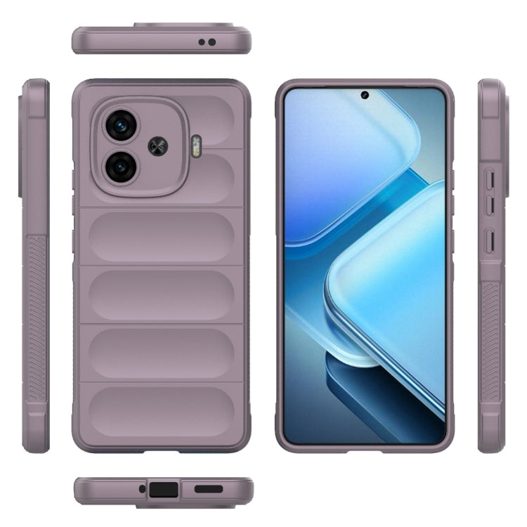 For vivo iQOO Z9 Turbo 5G Magic Shield TPU + Flannel Phone Case