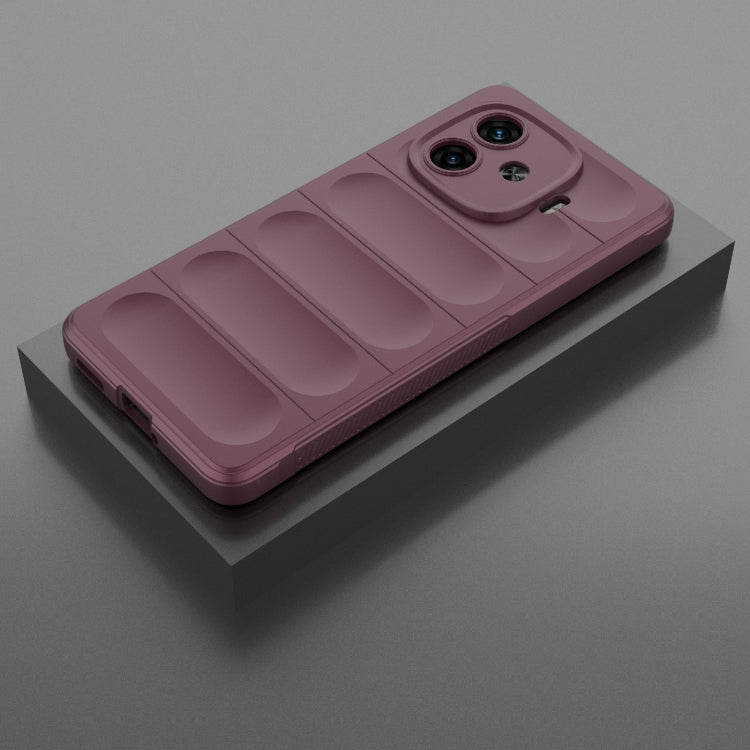 For vivo iQOO Z9 Turbo 5G Magic Shield TPU + Flannel Phone Case
