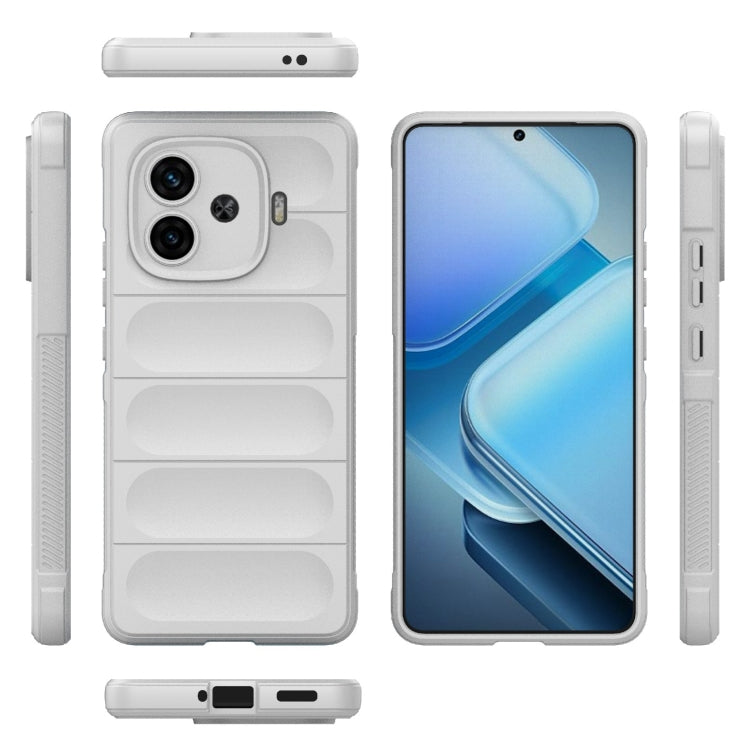 For vivo iQOO Z9 Turbo 5G Magic Shield TPU + Flannel Phone Case