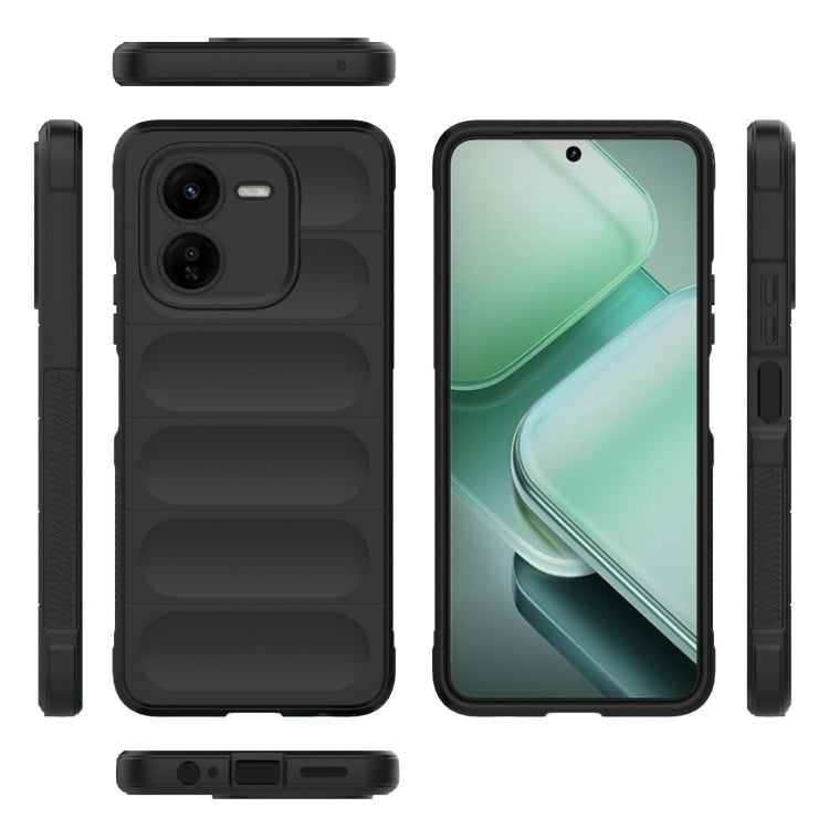 For vivo iQOO Z9X 5G Magic Shield TPU + Flannel Phone Case