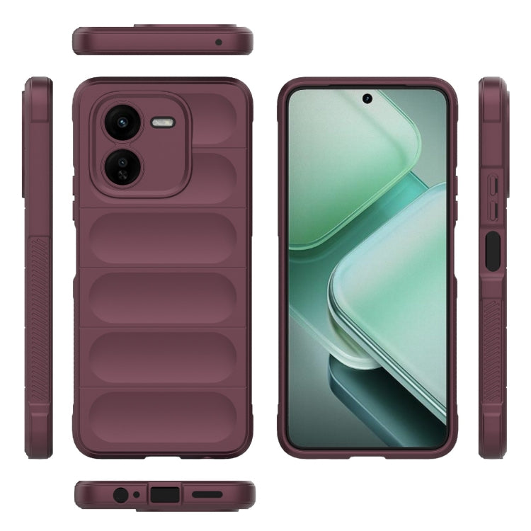 For vivo iQOO Z9X 5G Magic Shield TPU + Flannel Phone Case
