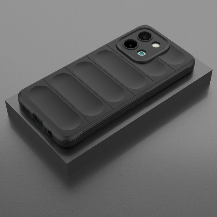 For vivo Y28 4G Magic Shield TPU + Flannel Phone Case