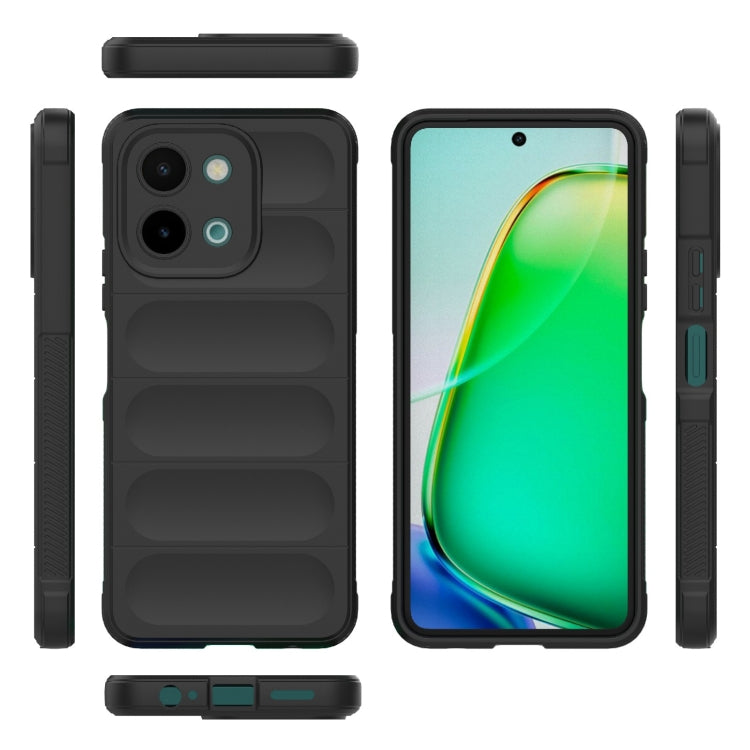 For vivo Y28 4G Magic Shield TPU + Flannel Phone Case