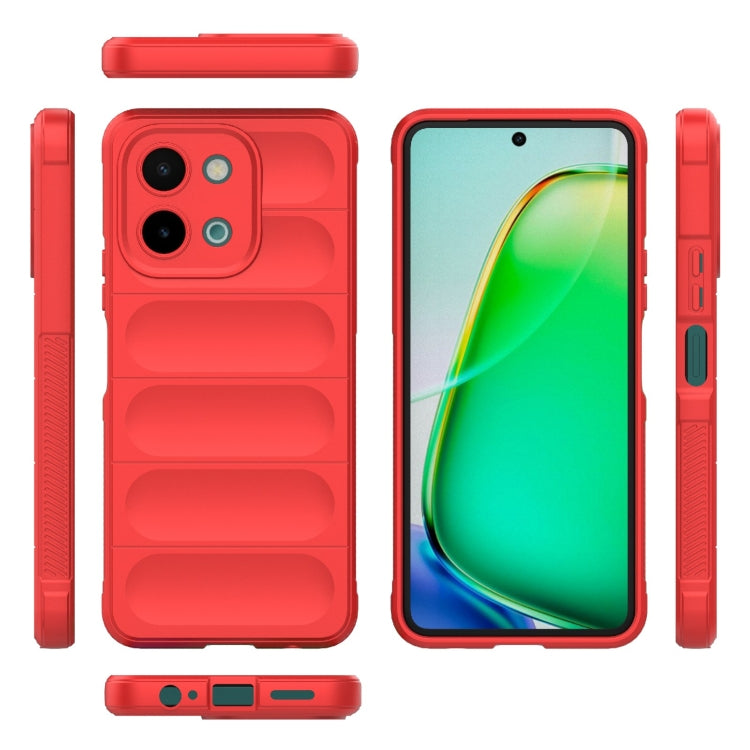 For vivo Y28 4G Magic Shield TPU + Flannel Phone Case