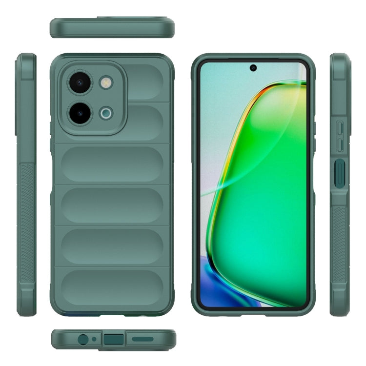 For vivo Y28 4G Magic Shield TPU + Flannel Phone Case