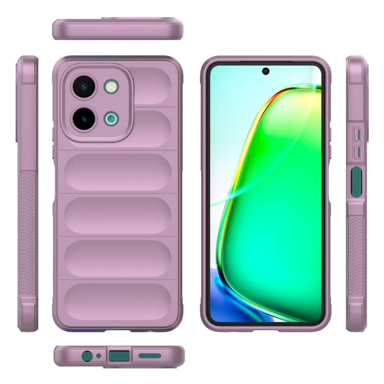 For vivo Y28 4G Magic Shield TPU + Flannel Phone Case