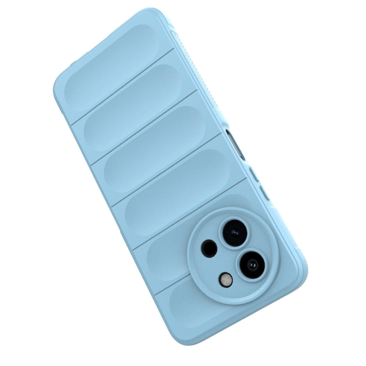 For vivo T3X 5G Global Magic Shield TPU + Flannel Phone Case