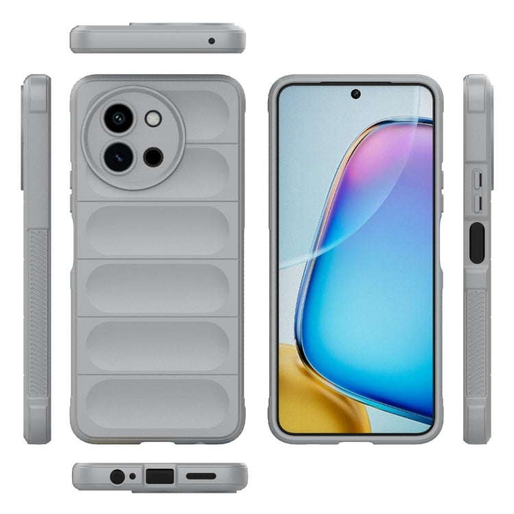 For vivo T3X 5G Global Magic Shield TPU + Flannel Phone Case
