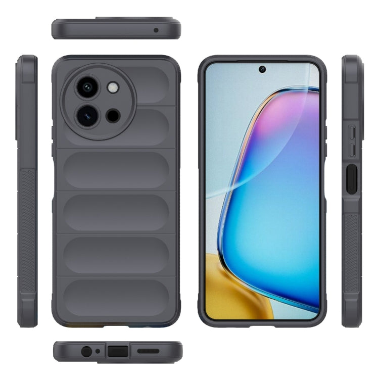 For vivo T3X 5G Global Magic Shield TPU + Flannel Phone Case