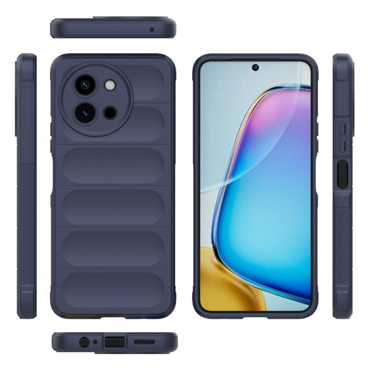 For vivo T3X 5G Global Magic Shield TPU + Flannel Phone Case