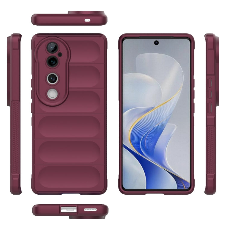 For vivo S19 Pro 5G Magic Shield TPU + Flannel Phone Case