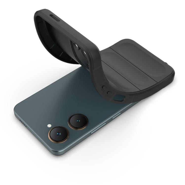 For vivo Y03 4G Global / Y18 4G Global Magic Shield TPU + Flannel Phone Case