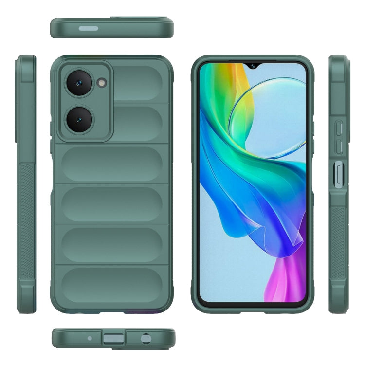 For vivo Y03 4G Global / Y18 4G Global Magic Shield TPU + Flannel Phone Case