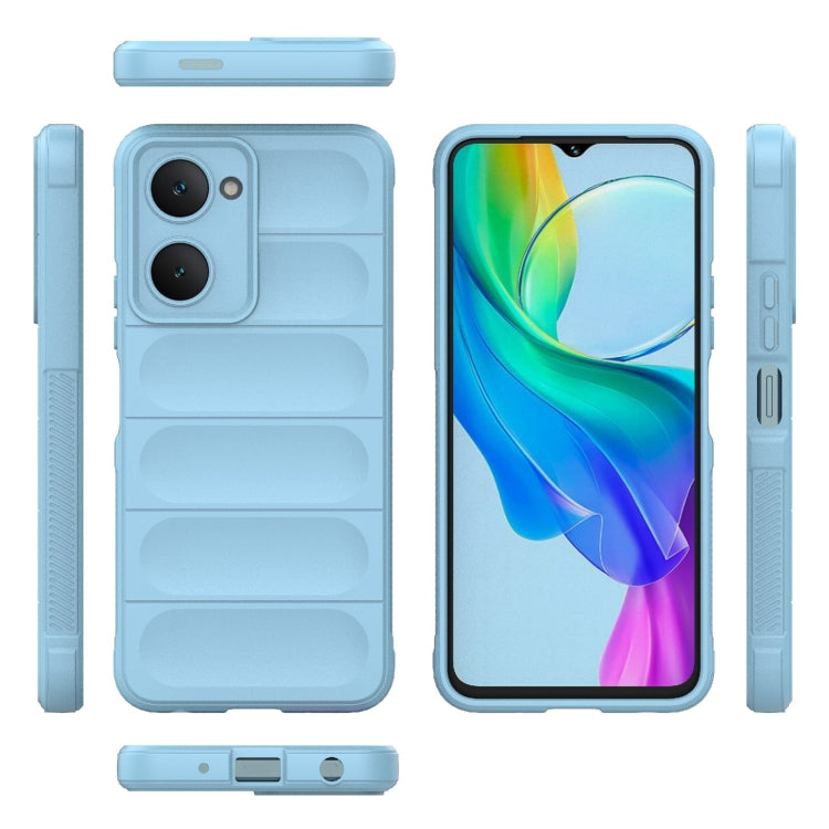 For vivo T3 Lite 5G India / Y28s Global Magic Shield TPU + Flannel Phone Case