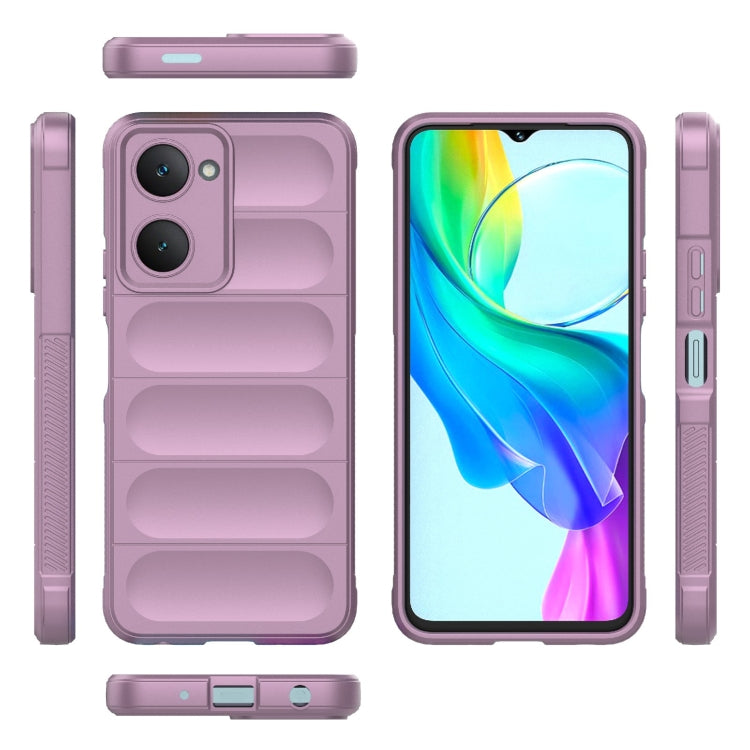 For vivo T3 Lite 5G India / Y28s Global Magic Shield TPU + Flannel Phone Case