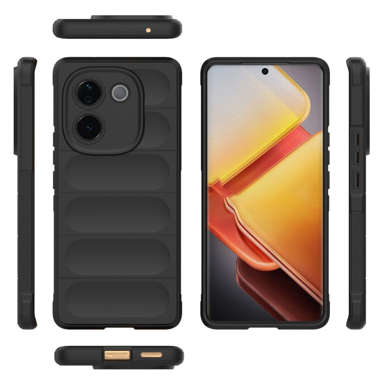 For vivo iQOO Z9s Pro India Magic Shield TPU + Flannel Phone Case