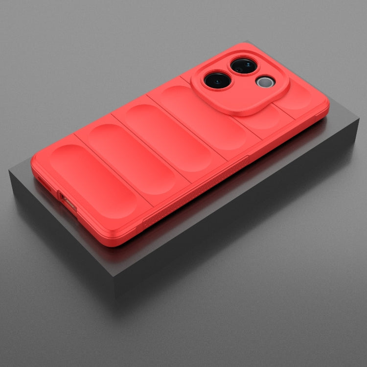 For vivo iQOO Z9s Pro India Magic Shield TPU + Flannel Phone Case