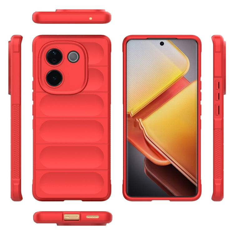 For vivo iQOO Z9s Pro India Magic Shield TPU + Flannel Phone Case