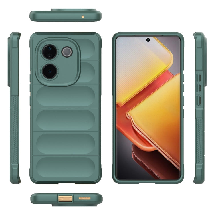 For vivo iQOO Z9s Pro India Magic Shield TPU + Flannel Phone Case