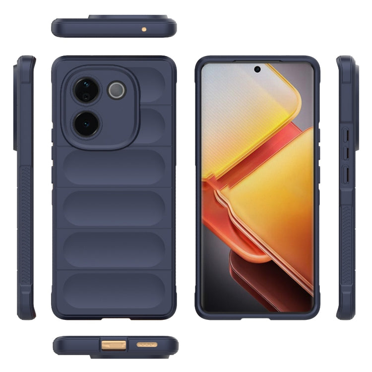 For vivo iQOO Z9s Pro India Magic Shield TPU + Flannel Phone Case