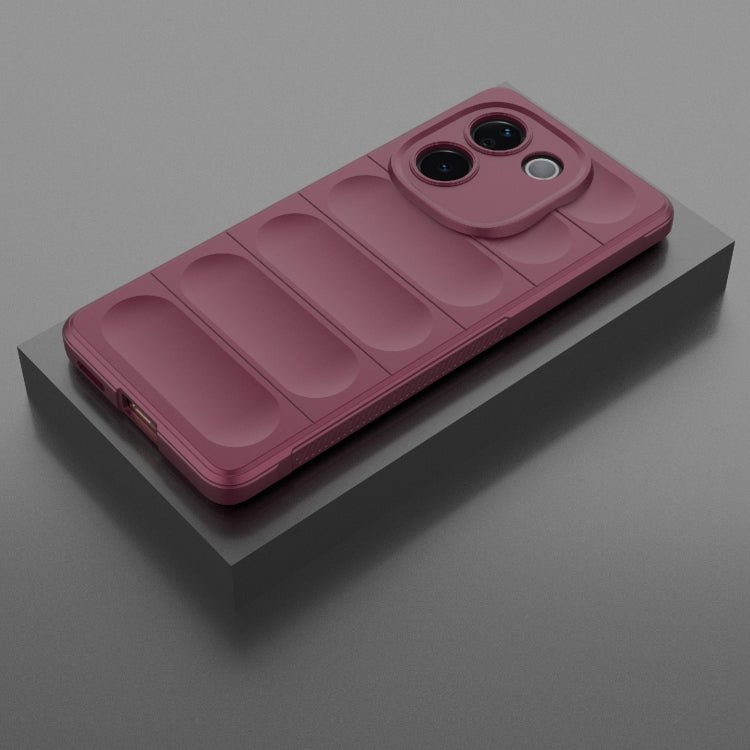 For vivo iQOO Z9s Pro India Magic Shield TPU + Flannel Phone Case