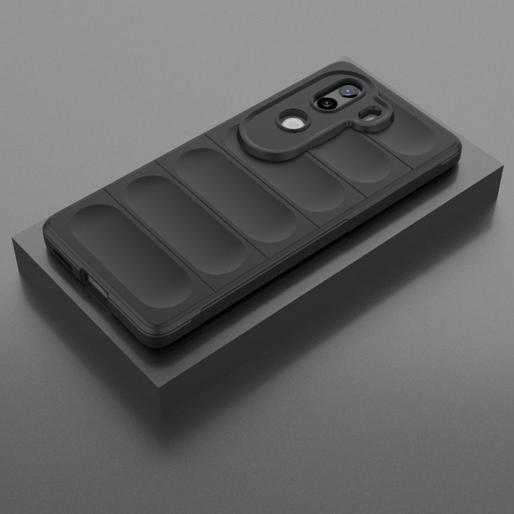 For vivo iQOO Z9s 5G Magic Shield TPU + Flannel Phone Case