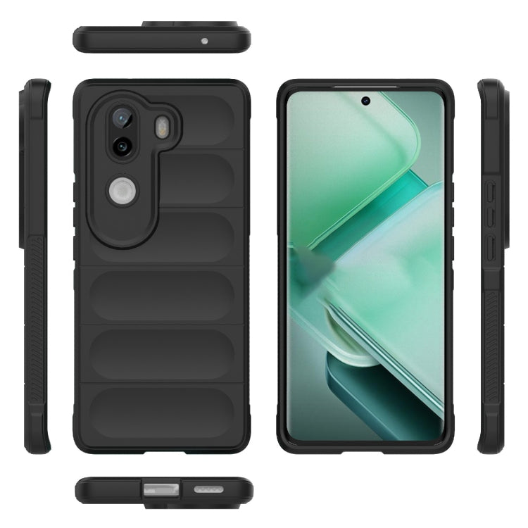 For vivo iQOO Z9s 5G Magic Shield TPU + Flannel Phone Case