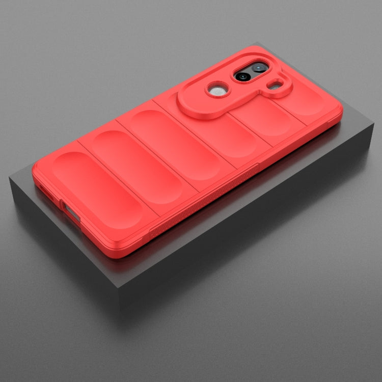 For vivo iQOO Z9s 5G Magic Shield TPU + Flannel Phone Case