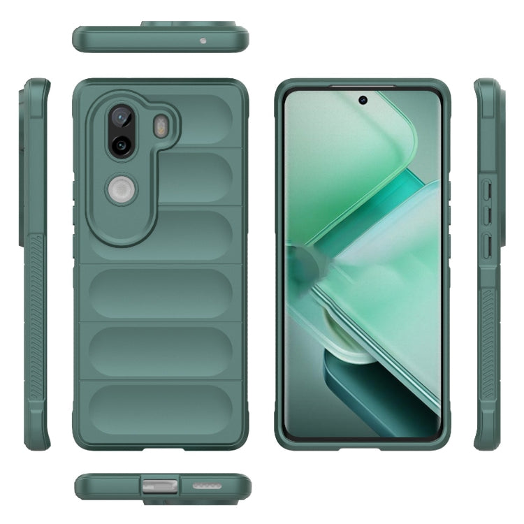 For vivo iQOO Z9s 5G Magic Shield TPU + Flannel Phone Case