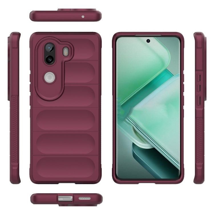 For vivo iQOO Z9s 5G Magic Shield TPU + Flannel Phone Case