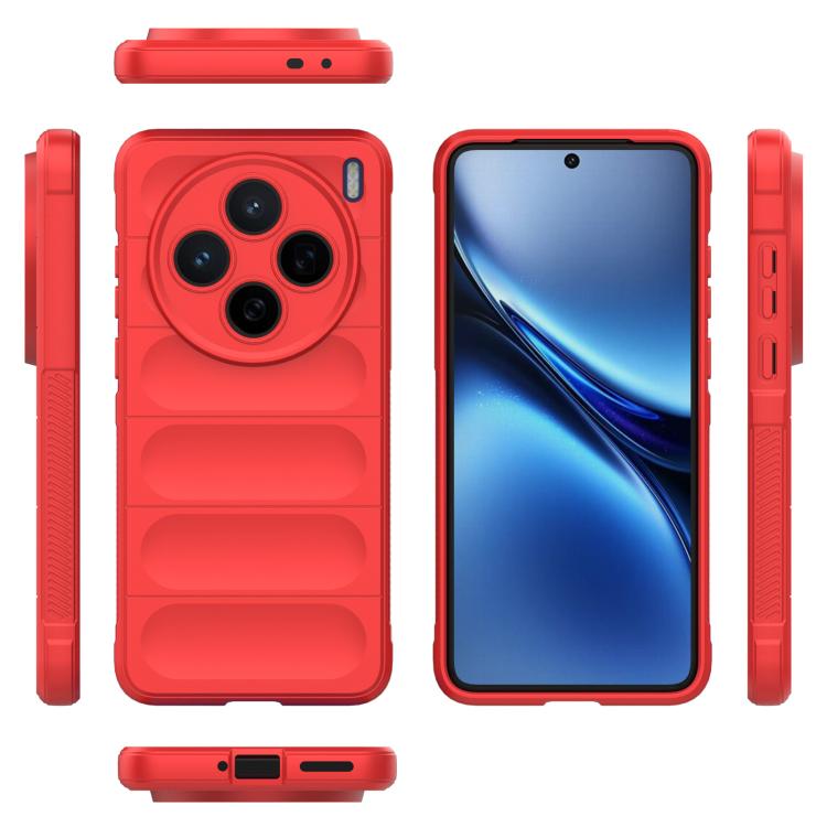 For vivo X200 Magic Shield TPU + Flannel Phone Case