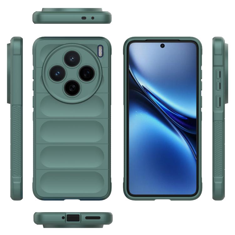 For vivo X200 Magic Shield TPU + Flannel Phone Case