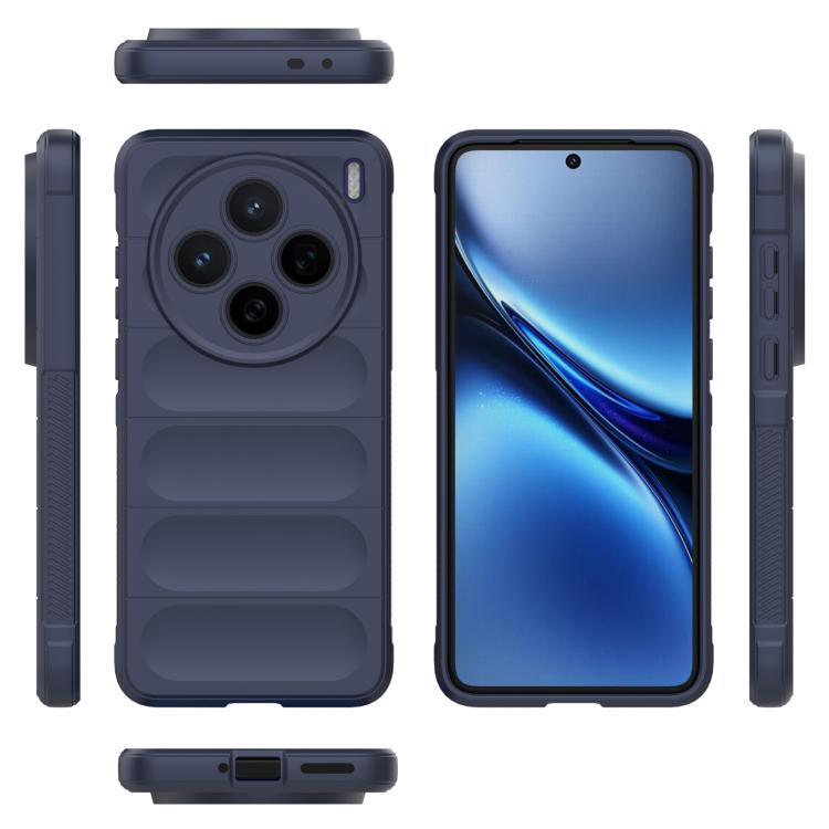 For vivo X200 Magic Shield TPU + Flannel Phone Case