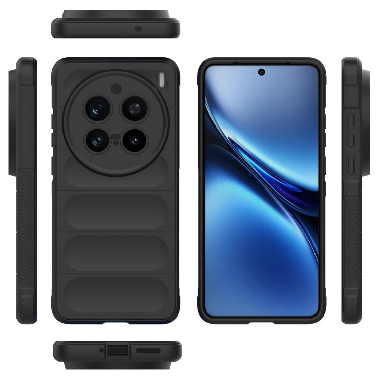 For vivo X200 Pro Magic Shield TPU + Flannel Phone Case