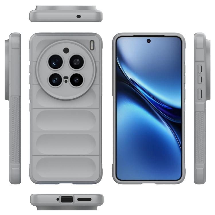 For vivo X200 Pro Magic Shield TPU + Flannel Phone Case
