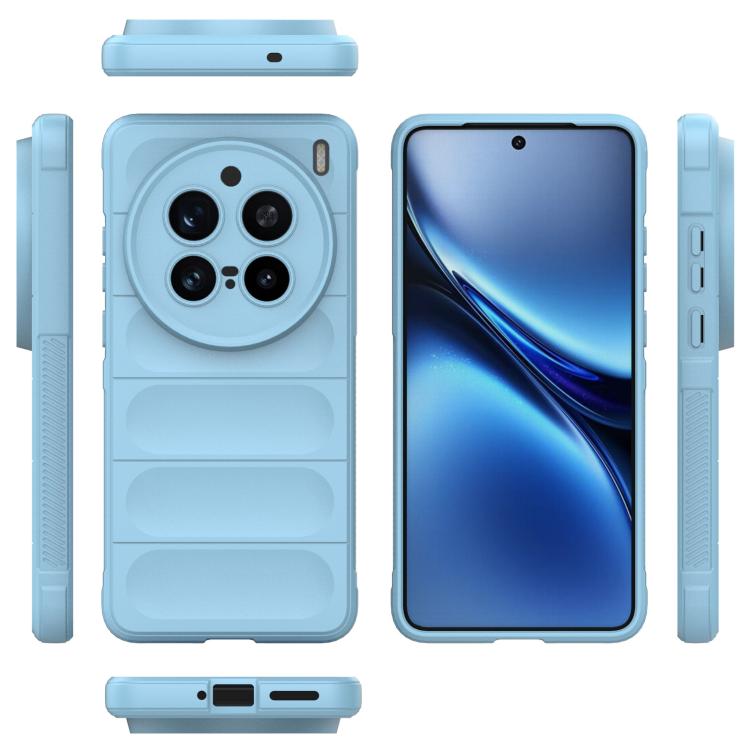 For vivo X200 Pro Magic Shield TPU + Flannel Phone Case