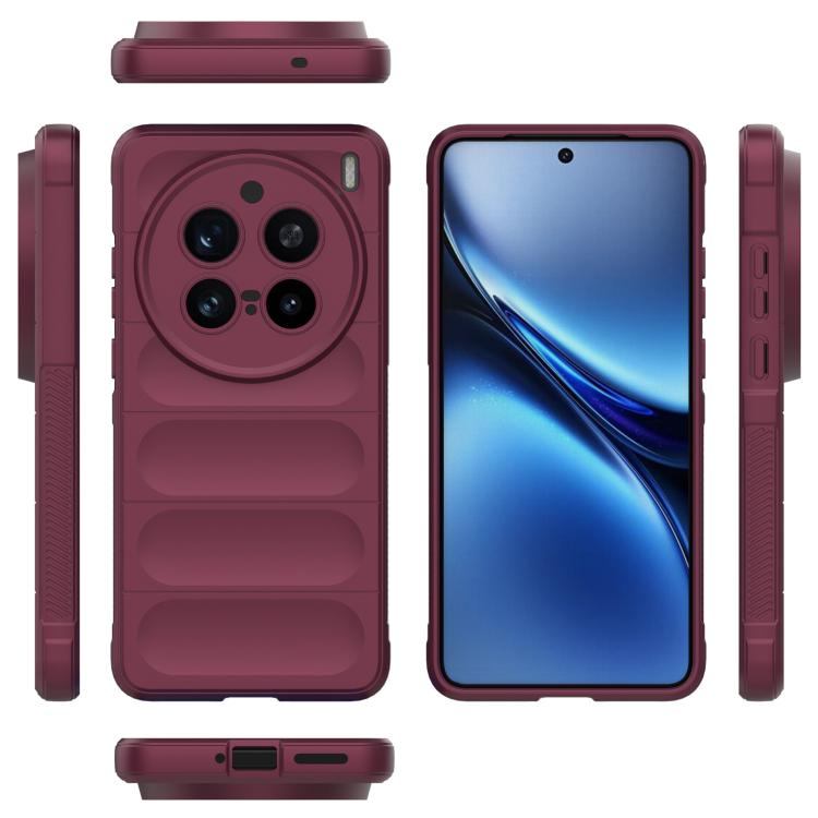 For vivo X200 Pro Magic Shield TPU + Flannel Phone Case