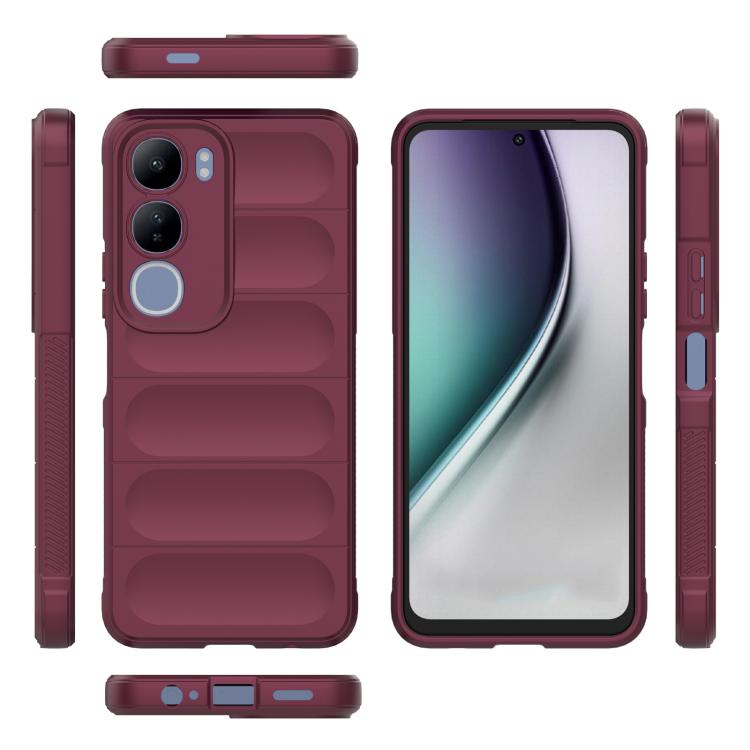 For vivo Y29 5G / Y19s 4G Magic Shield TPU + Flannel Phone Case