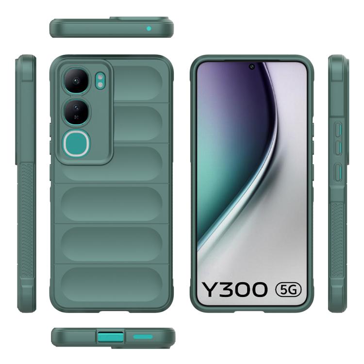 For vivo Y300 5G India / V40 Lite IDN Magic Shield TPU + Flannel Phone Case