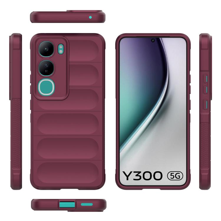 For vivo Y300 5G India / V40 Lite IDN Magic Shield TPU + Flannel Phone Case