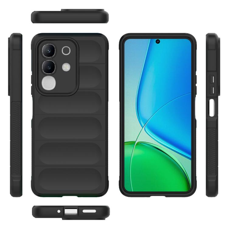 For vivo Y29 4G Global / T4x 5G Magic Shield TPU + Flannel Phone Case
