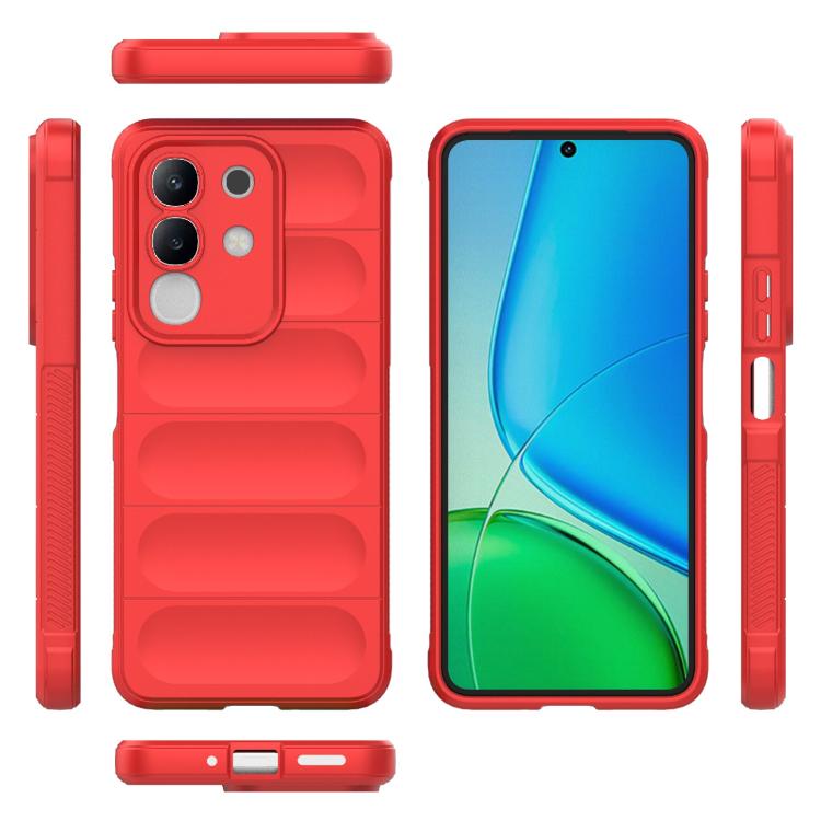 For vivo Y29 4G Global / T4x 5G Magic Shield TPU + Flannel Phone Case